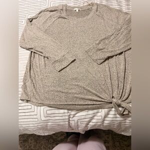 Nine Britton khaki/beige Knit Top